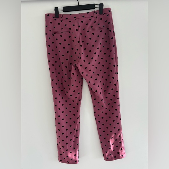 Topshop Casual Heart Print Pants - Picture 3 of 7